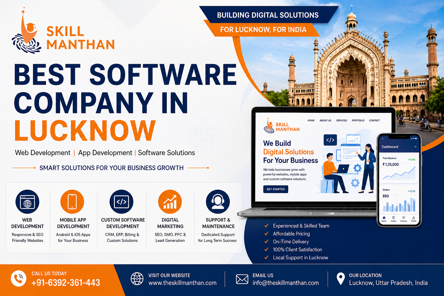 Best Software Company in Lucknow for Web Development & App Development Services